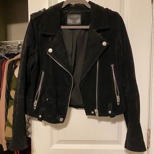 Blank NYC Suede Moto Jacket